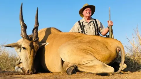 Eland trophy photographed at Kuvhima Safaris, Limpopo.