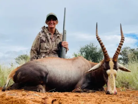 Blesbok trophy photographed at Kuvhima Safaris, Limpopo.